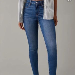 Three (3) American Eagle Next Level Stretch Skinny Jeans - 0
